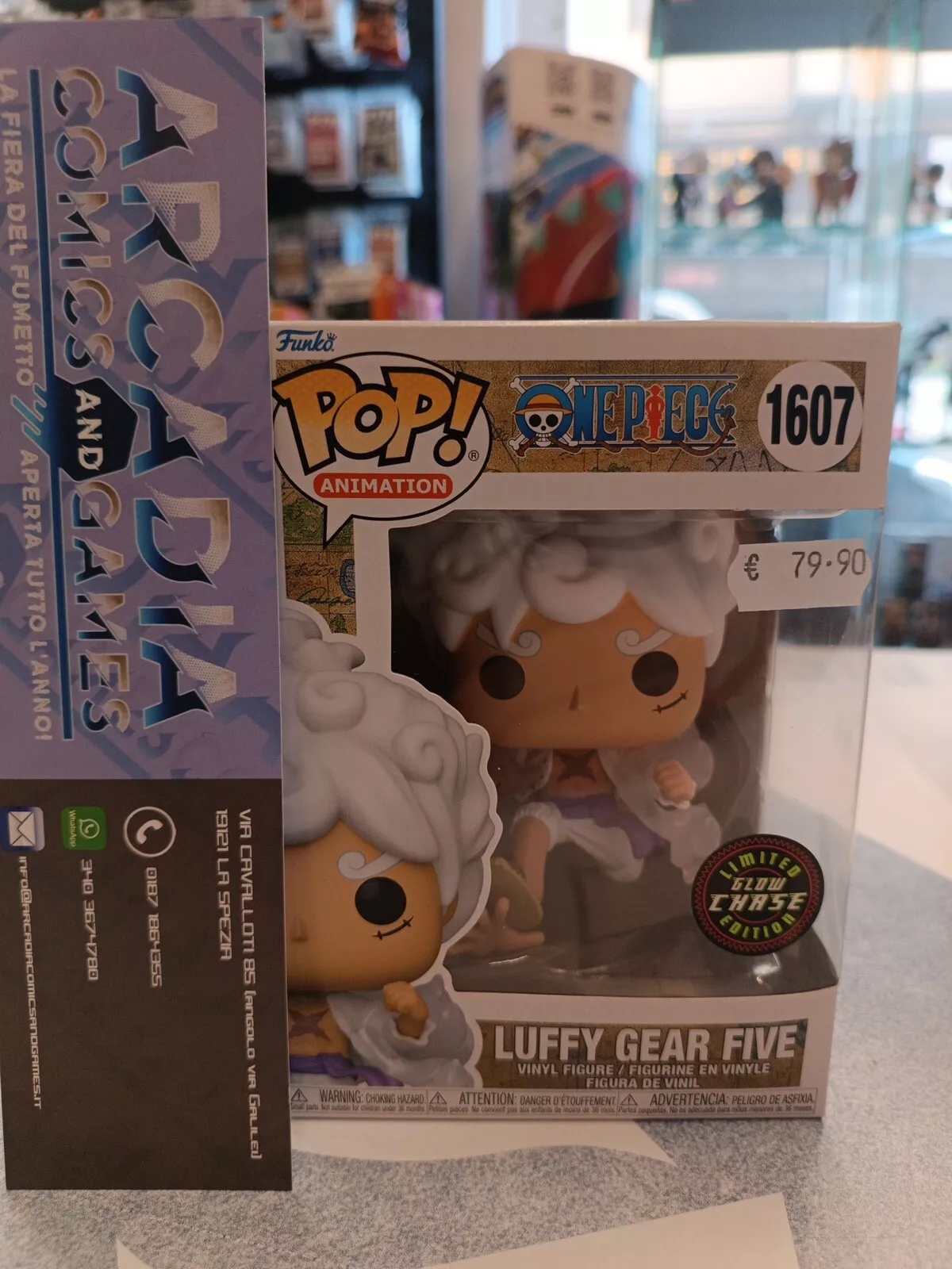 Luffy Gear Five One Piece Funko Pop!Animation Limited Glow Chase Edition